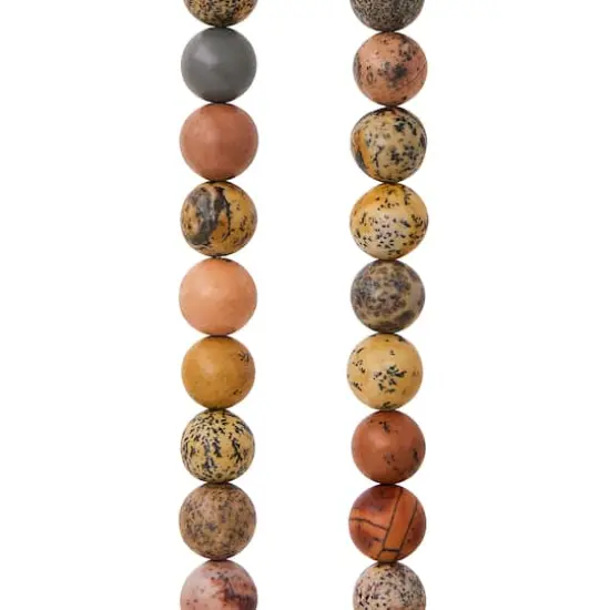 Brown Artistic Jasper Round Beads, 8mm by Bead Landing&trade; {1}