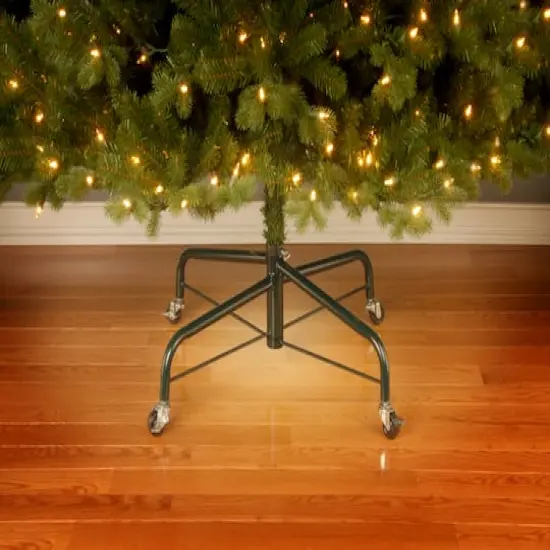 National Tree Company® 32" Folding Tree Stand With Rolling Wheels, 1.25" Pole {3}