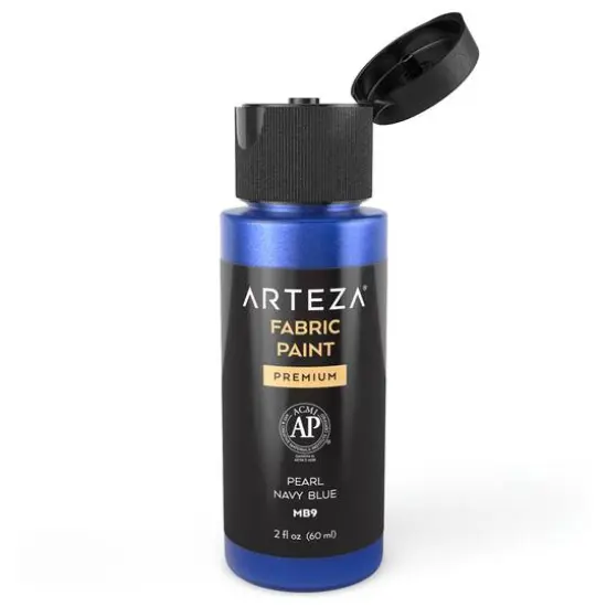 Arteza&reg; 14 Color Metallic Fabric Paint Set {7}