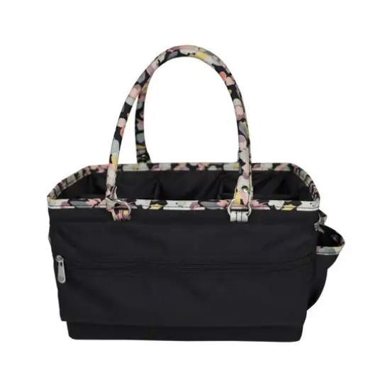 Everything Mary Black Floral Deluxe Store & Tote {3}