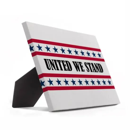 10" United We Stand Tabletop Canvas {3}