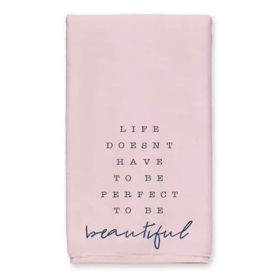 Life is Beautiful Tea Towel Set Pink {3}