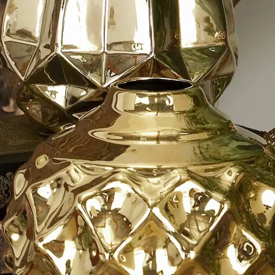 CosmoLiving by Cosmopolitan Gold Stoneware Glam Vase Set {6}