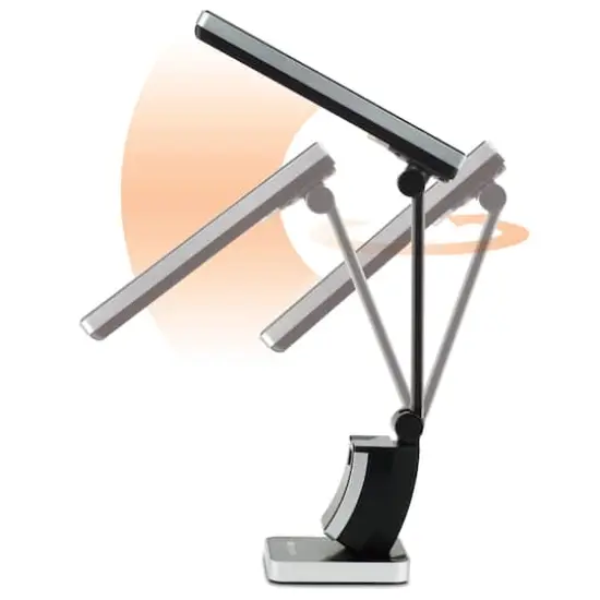 OttLite 13w Black HD SlimLine Task Lamp {3}