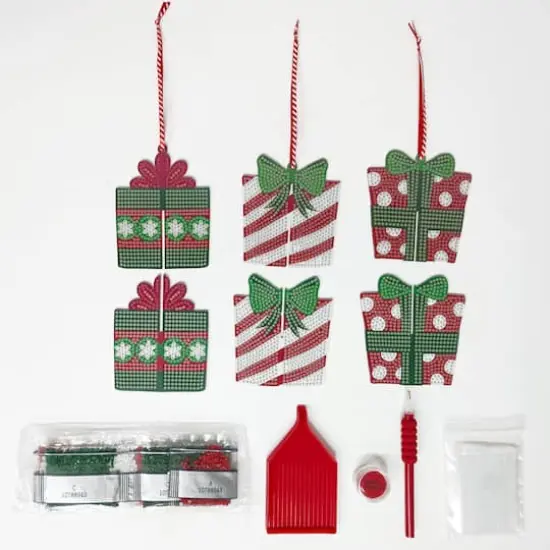 3D Present Ornament Diamond Art Kit by Make Market® {3}