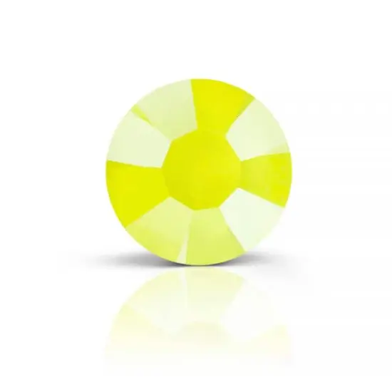 Preciosa MAXIMA SS20 Neon Flatback Czech Crystals, 144ct. Neon Yellow {1}