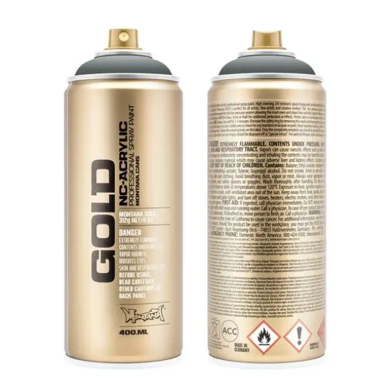 Montana&trade; Gold Acrylic Professional Spray Paint G7060 Gravel {1}