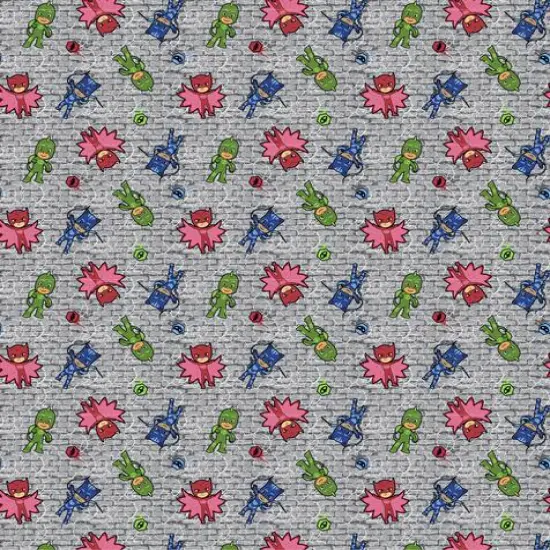 Eone PJ Masks Characters Cotton Fabric {1}