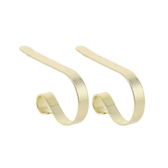 Original MantleClip&reg; Glimmer Gold Stocking Holders, 2ct. {1}