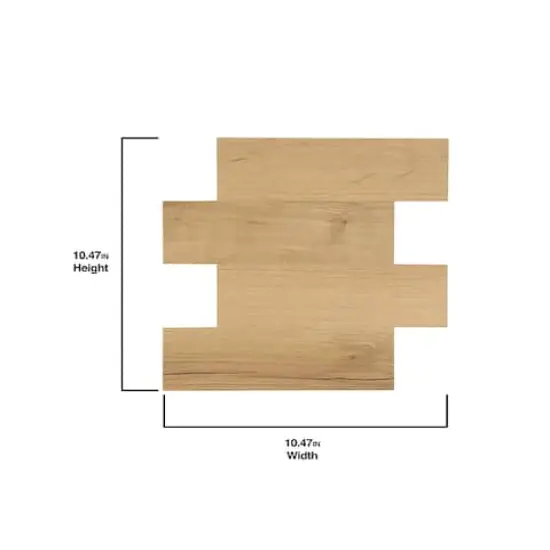WallPops Faux Wood Natural Peel & Stick Wall Tiles {10}