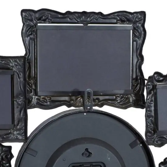 25" Multicolored Metal Frames Wall Clock {6}