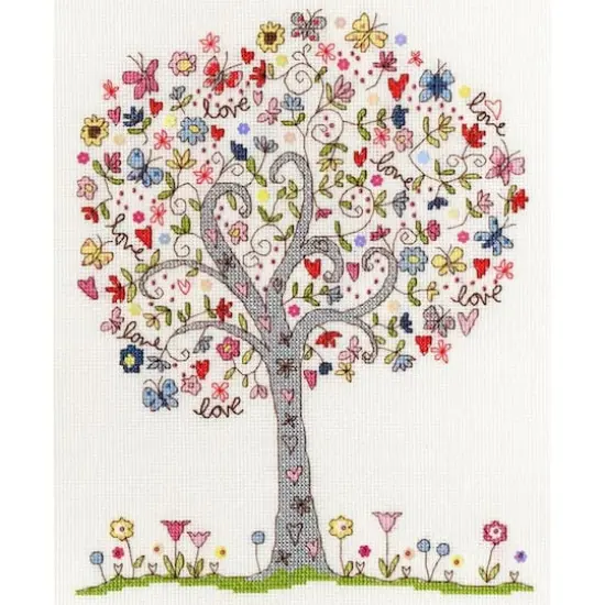 Bothy Threads Love Tree Counted Cross Stitch Kit {1}
