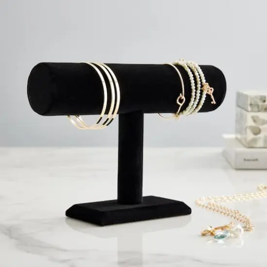 Black Velvet Jewelry T-Stand by Bead Landing&trade; {3}