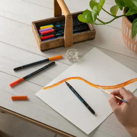 Watercolor 24 Color Dual-Tip Markers by Artist's Loft&trade; {3}