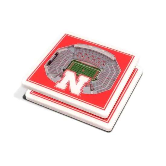 NCAA 3D StadiumView Coasters Nebraska Cornhuskers {1}