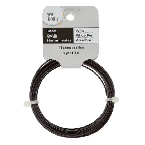 16 Gauge Dead Soft Wire by Bead Landing&trade; Black {4}