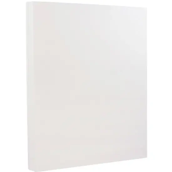 JAM Paper Bright White Wove 8.5" x 11" Extra Heavy Weight 130lb. Strathmore Cardstock {1}