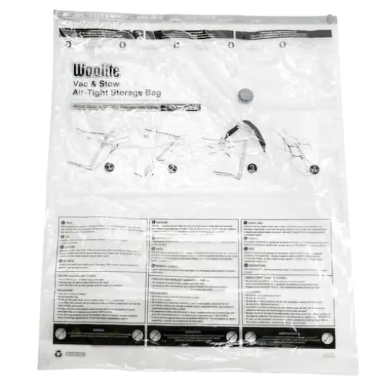 Woolite® Jumbo Cube Vac & Stow Air-Tight Vacuum Storage Bag {3}