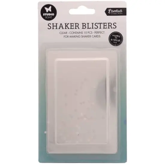 Studio Light Clear Rectangle Shaker Window Blisters, 10ct. {1}