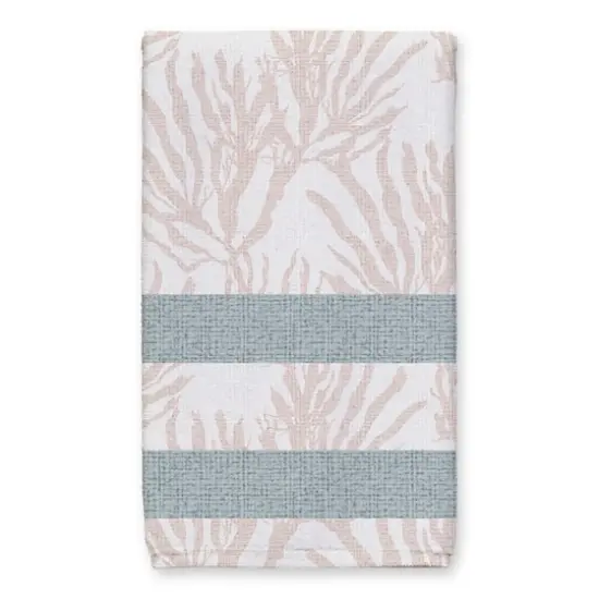 A Walk On The Beach Tea Towel Set Blue/White {4}