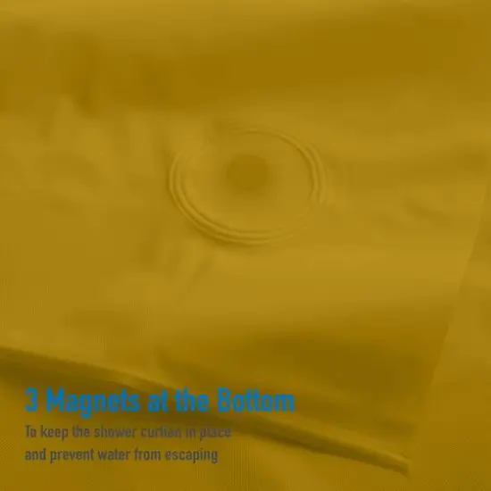 Bath Bliss Splash Guard Shower Liner Gold {12}