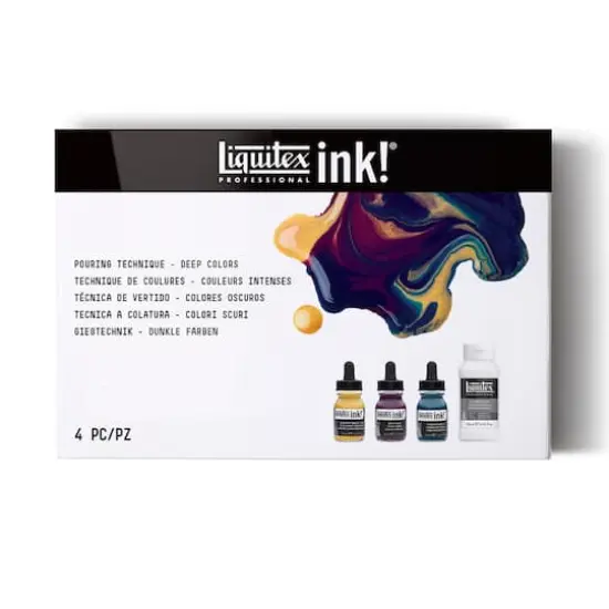 Liquitex&reg; Professional Deep Colors Pouring Technique Set {1}