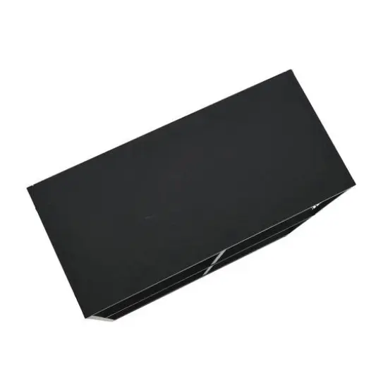 Household Essentials 28" 4-Compartment Trellis Storage Bookshelf Black {6}