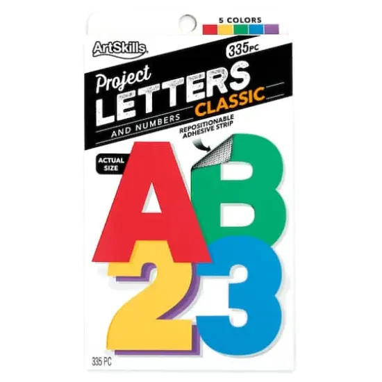 ArtSkills&reg; 2.5" Classic 335 Piece Paper Poster Letter Set {1}