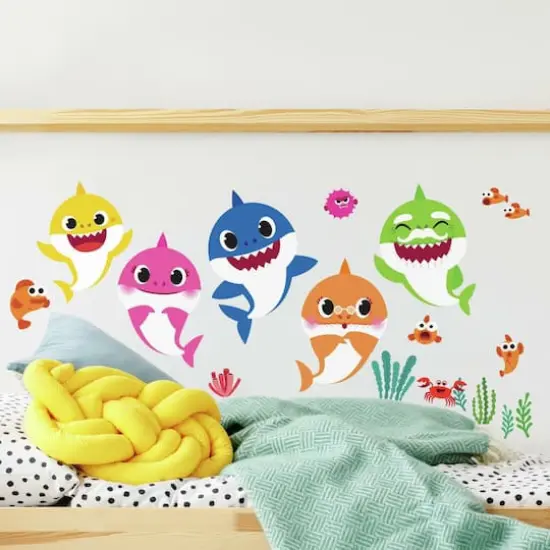 RoomMates Baby Shark Peel & Stick Wall Decals {1}