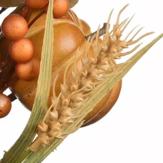 Autumn Pine Nut Spray With Pumpkin Gourds, 2ct. {5}