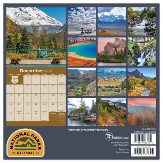 2026 National Parks Mini Calendar {6}