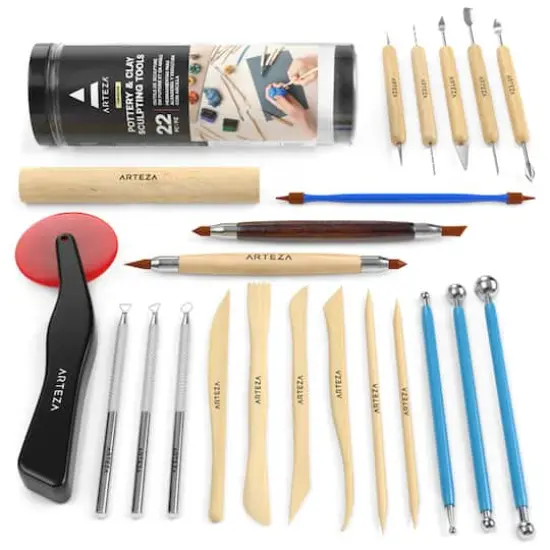 Arteza&reg; 22-Piece Sculpting Tools Set {3}