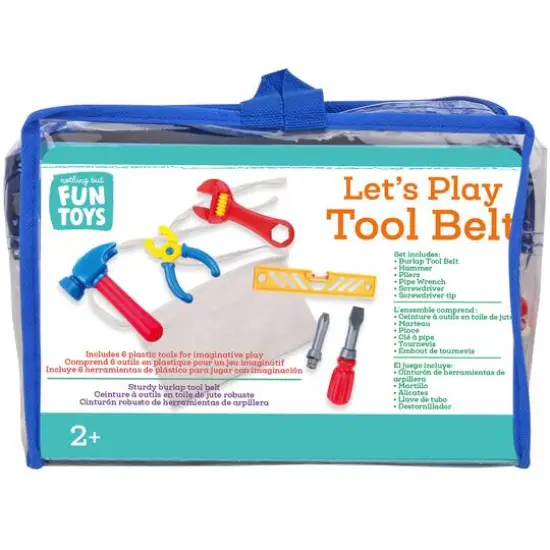 Nothing But Fun Toys Let's Play Tool Belt Playset {6}