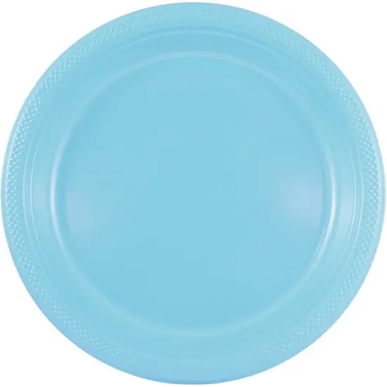 JAM Paper 7" Plastic Party Plates, 20ct. Sea Blue {3}