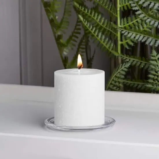 Root Candles 3" x 3" Unscented Timberline™ Pillar Candle White {5}
