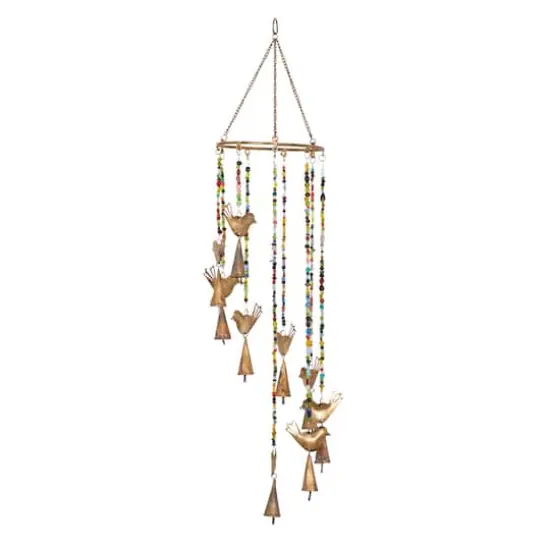 26" Gold Metal Eclectic Windchime {1}