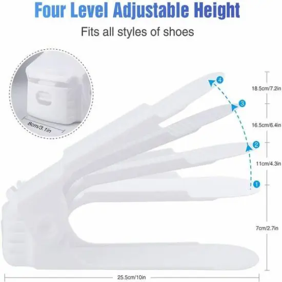 NEX&trade; Shoe Slots Adjustable Shoe Holder, 10ct. {3}