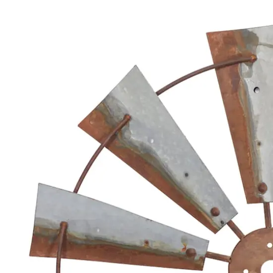 Brown Metal Farmhouse Wall Decoration {5}