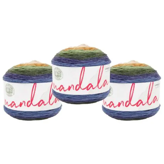 3 Pack Lion Brand&reg; Mandala&reg; Yarn Loch Ness {1}
