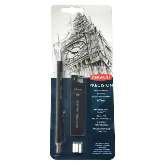 Derwent Precision Mechanical Pencil & Lead Set, 0.7mm {1}