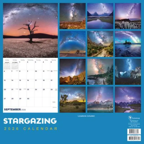 2026 Stargazing Wall Calendar {6}