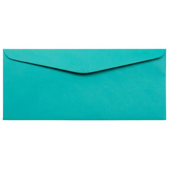 JAM Paper #9 Business Recycled Envelopes, 50ct. Sea Blue {1}