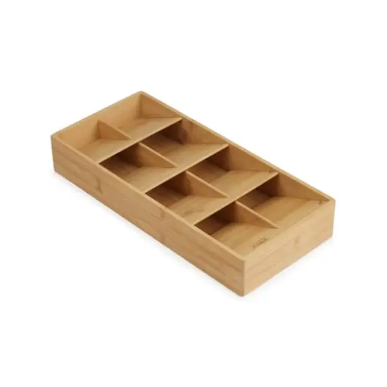 Joseph Joseph DrawerStore Bamboo Large Compact Cutlery Organizer {1}