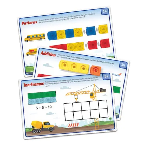 Learning Resources Mathlink Cubes Kindergarten Math Activity Set: Mathmobiles! {5}