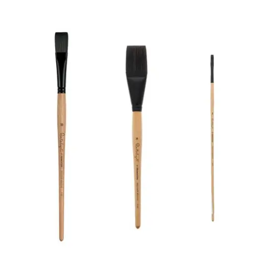Princeton&trade; Catalyst&trade; Polytip&trade; Long Handle Bristle Flat Brush {1}