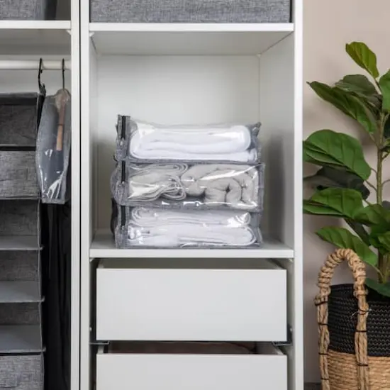 Household Essentials Under Bed Storage Bag Set Silver {10}