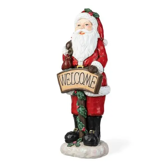 Glitzhome&reg; 28" Christmas Santa Porch D&eacute;cor {1}