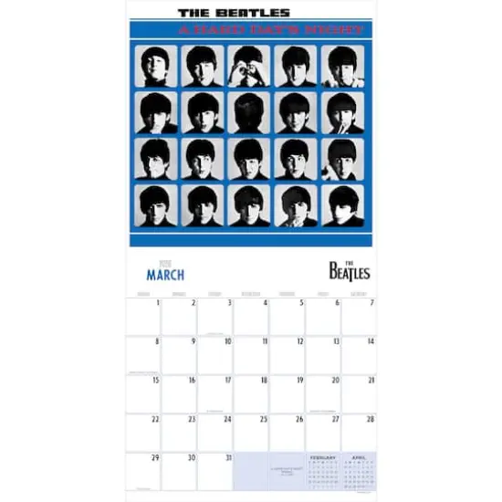 2026 The Beatles: Albums & Artwork Wall Calendar {3}