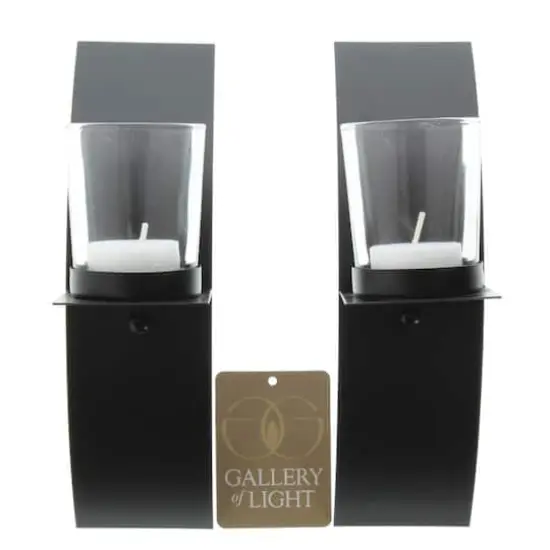 8" Mod-Art Candle Wall Sconce, 2ct. {6}