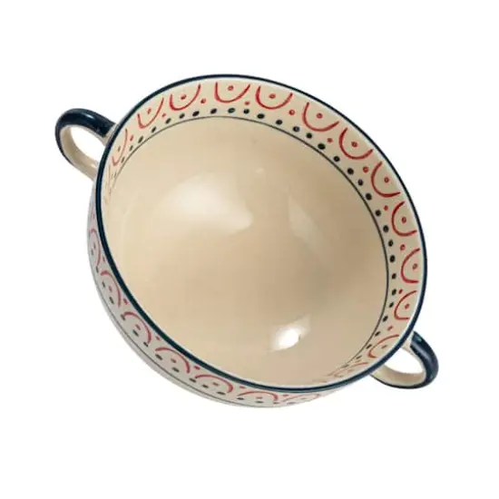 Hello Honey&reg; 8" Multicolor Patterned Stoneware Bowls with Handles, 8ct. {6}